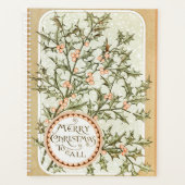 Kerst Holly  Antiek Groet Planner (Voorkant)