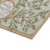 Kerst Holly  Antiek Groet Snijplank (Hoek)