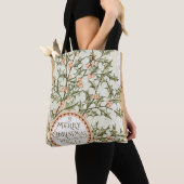 Kerst Holly  Antiek Groet Tote Bag (Dichtbij)