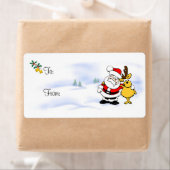 Kerst Holly, Bells en Boeddies Etiket (Insitu)