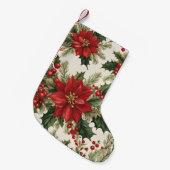 Kerst Holly & Berries Kerstkous Kleine Kerstsok (Voorkant (Hangend))