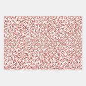 Kerst Holly Berries ventilatorbundel: groen rood Inpakpapier Vel (Voorkant 2)