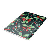 Kerst Holly Berry Pattern Badmat (Gekanteld)