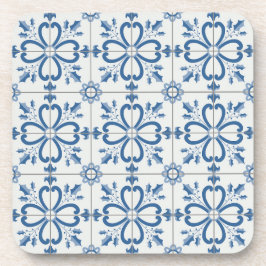 Kerst holly bladeren en bloemblaadjes tegels bier onderzetter