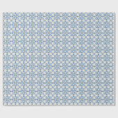 Kerst holly bladeren en bloemblaadjes tegels cadeaupapier (Vlak)