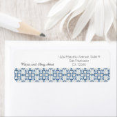 Kerst holly bladeren en bloemblaadjes tegels etiket (Insitu)