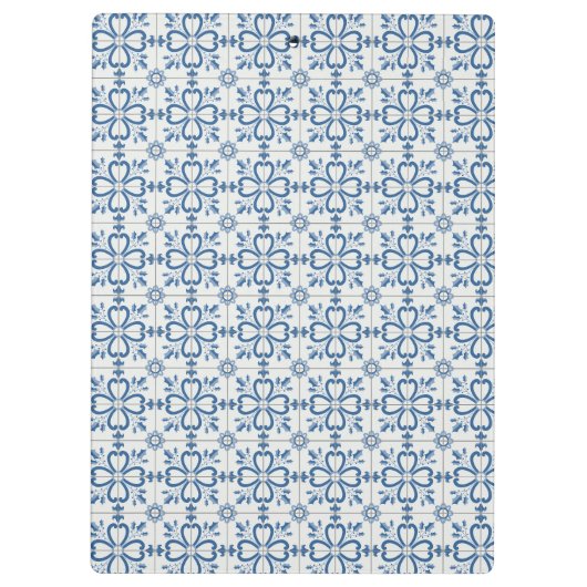 Kerst holly bladeren en bloemblaadjes tegels klembord (Achterkant)