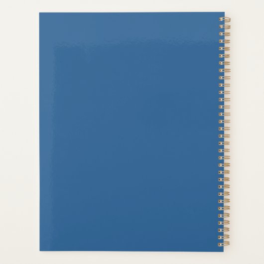 Kerst holly bladeren en bloemblaadjes tegels planner (Achterkant)