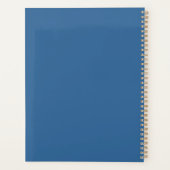 Kerst holly bladeren en bloemblaadjes tegels planner (Achterkant)