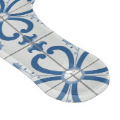 Kerst holly bladeren en bloemblaadjes tegels snijplank (Hoek)