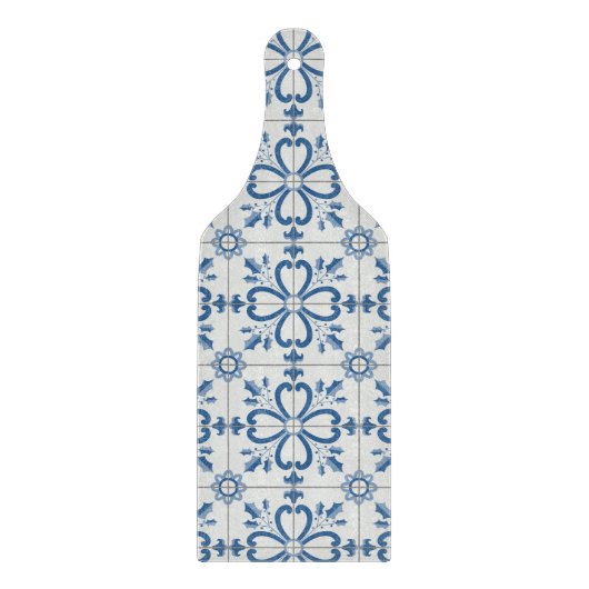 Kerst holly bladeren en bloemblaadjes tegels snijplank (Voorkant)