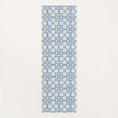 Kerst holly bladeren en bloemblaadjes tegels yogamat (Voorkant)