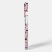 Kerst Holly boeket - Stoffig Roos Case-Mate iPhone Case (Achterkant / Links)