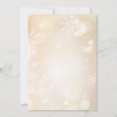 Kerst Holly Branch Party Uitnodiging (Achterkant)