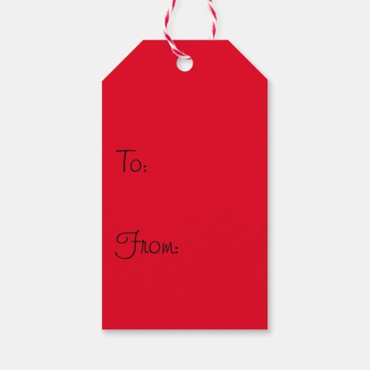 Kerst Holly Green Cadeaulabel (Achterkant)