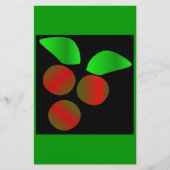 Kerst Holly I Briefpapier (Voorkant)
