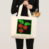 Kerst Holly I Grote Tote Bag (Voorkant (product))