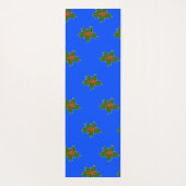 Kerst Holly, Ilex aquifolium rode bessen Yogamat (Achterkant)