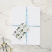 Kerst Holly & Ivy Sprig Botanische Gift Labels Cadeaulabel (Met Touw)