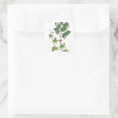 Kerst Holly & Ivy Sprigs Botanische Stickers (Tas)