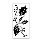 kerst holly kunststempel rubberstempel (Afrduk)