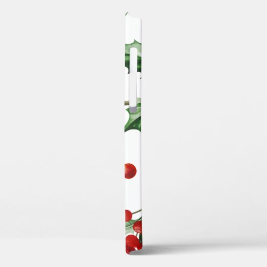 Kerst Holly laat naadloos symbool Case-Mate iPhone Case (Achterkant / Links)