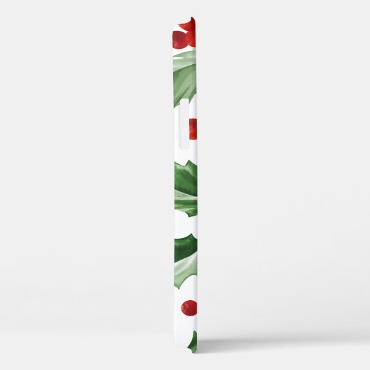 Kerst Holly laat naadloos symbool Case-Mate iPhone Case (Achterkant / Rechts)