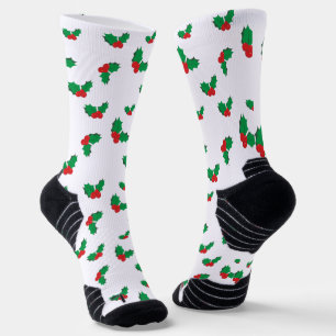 Kerst Holly op sportieve sokken