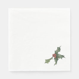 Kerst Holly papier servetten servetten