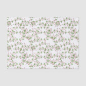 Kerst Holly patroon Vakantie tissue papier (Voorkant)