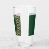 Kerst Holly Pattern Glass Tumbler (Links)