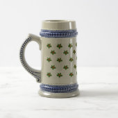 Kerst Holly Pattern Red Berries Green Leaves Bierpul (Links)