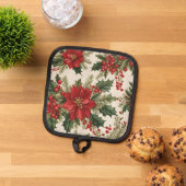 Kerst Holly & Rode bessen Pannenlap (Top down)