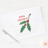 Kerst Holly Stickers (Envelop)