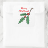 Kerst Holly Stickers (Tas)