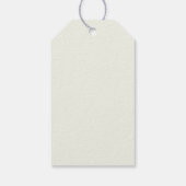Kerst Holly Tak Rustieke Botanische Cadeaubijsluit Cadeaulabel (Achterkant)