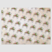 Kerst Holly Tak Tissue Paper Tissuepapier (Voorkant)