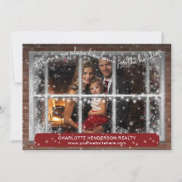 Kerst Home Foto Zakelijke Vakantiekaarten Feestdagenkaart