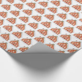 Kerst Home patroon Cadeaupapier (Hoek)