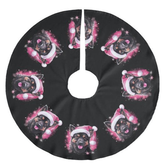 Kerst Hond Boom Rok Kerstboom Rok (Voorkant)