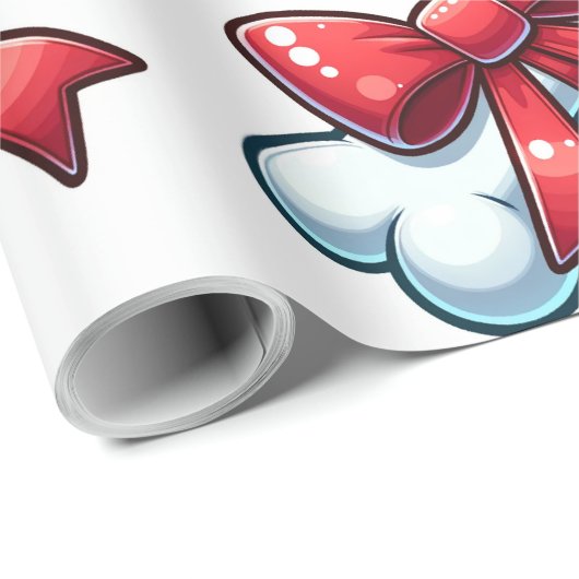 Kerst Hond Bot Wrapping Papier (Rol Hoek)