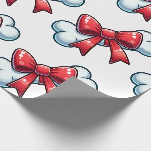 Kerst Hond Bot Wrapping Papier (Hoek)