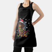 Kerst hond dachshund kerstman Kerst Wiener Schort (Insitu)