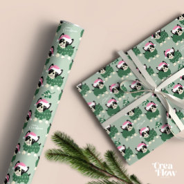 Kerst Hond inpakpapier
