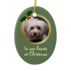 Kerst Hond Memorial Ornament