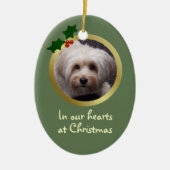 Kerst Hond Memorial Ornament (Voorkant)