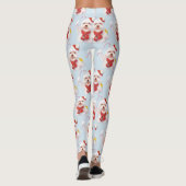 Kerst Hond met Candy Cane Leggings (Achterkant)