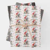 Kerst Hond Patroon GSD Wrapping Papieren Bladen Inpakpapier Vel (In situ)