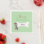 Kerst hond servet (Insitu)