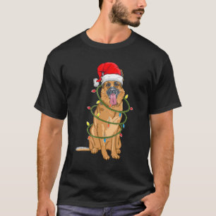 Kerst Hond Shirt, Kerstmis Duitse Herder Paj T-shirt